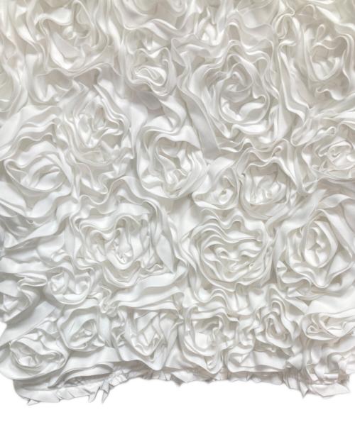 COMME des GARCONS（コムデギャルソン）COMME des GARCONS (コムデギャルソン) 花装飾ノースリーブカットソー ホワイト サイズ:Sの古着・服飾アイテム