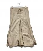 goaゴア）の古着「ミリタリースカート」｜ベージュ