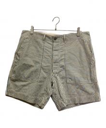RRL（ダブルアールエル）の古着「マリンボーダーハーフパンツ」｜ベージュ×ブルー