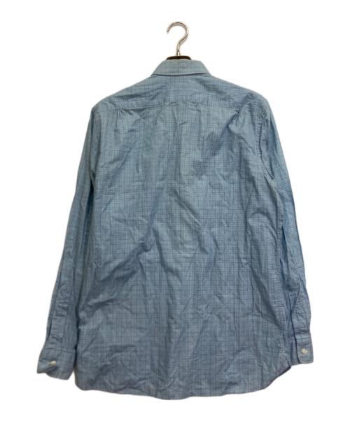 RRL（ダブルアールエル）RRL (ダブルアールエル) チェックシャツ ブルー サイズ:Lの古着・服飾アイテム