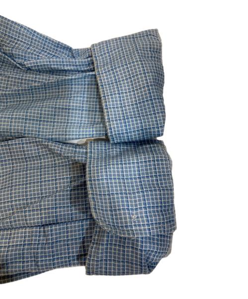 RRL（ダブルアールエル）RRL (ダブルアールエル) チェックシャツ ブルー サイズ:Lの古着・服飾アイテム
