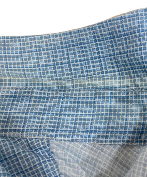 RRL（ダブルアールエル）RRL (ダブルアールエル) チェックシャツ ブルー サイズ:Lの古着・服飾アイテム
