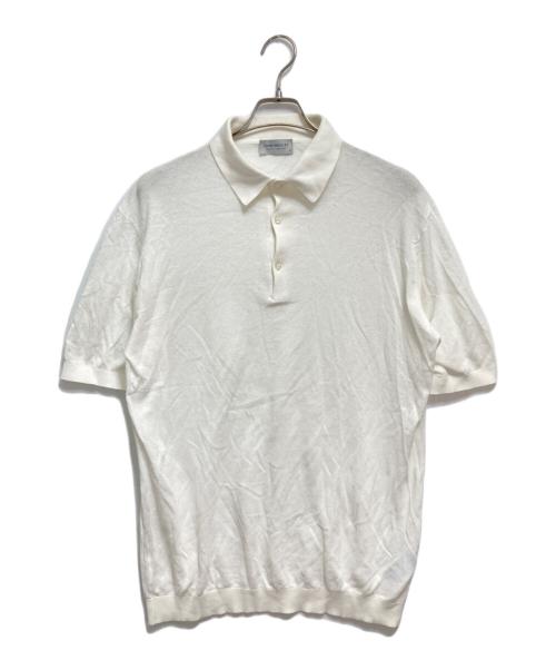 JOHN SMEDLEY（ジョンスメドレー）JOHN SMEDLEY (ジョンスメドレー) ポロシャツ ホワイト サイズ:XLの古着・服飾アイテム