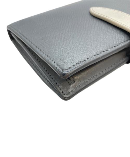 CELINE（セリーヌ）CELINE (セリーヌ) ミディアムストラップウォレット グレーの古着・服飾アイテム