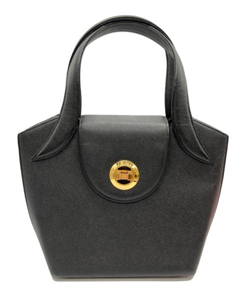 GIVENCHY（ジバンシィ）GIVENCHY (ジバンシィ) ターンロックハンドバッグ ブラックの古着・服飾アイテム