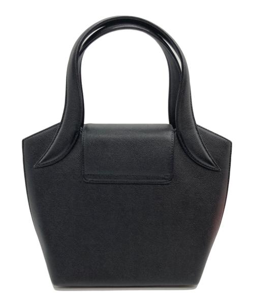 GIVENCHY（ジバンシィ）GIVENCHY (ジバンシィ) ターンロックハンドバッグ ブラックの古着・服飾アイテム