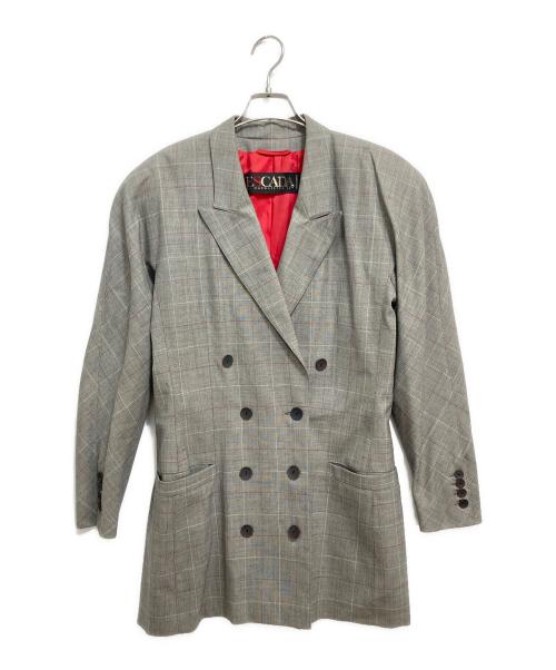 ESCADA（エスカーダ）ESCADA (エスカーダ) ダブルジャケット グレー サイズ:38の古着・服飾アイテム