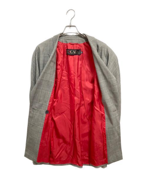 ESCADA（エスカーダ）ESCADA (エスカーダ) ダブルジャケット グレー サイズ:38の古着・服飾アイテム