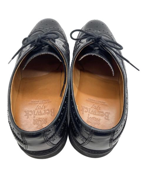 berwick（バーウィック）berwick (バーウィック) ウィングチップシューズ ブラック サイズ:5の古着・服飾アイテム