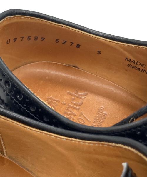 berwick（バーウィック）berwick (バーウィック) ウィングチップシューズ ブラック サイズ:5の古着・服飾アイテム