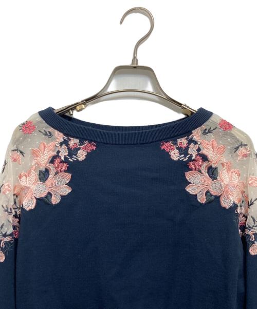 GRACE CONTINENTAL（（グレースコンチネンタル）GRACE CONTINENTAL (（グレースコンチネンタル) スウェット ネイビー サイズ:36の古着・服飾アイテム