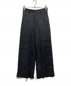 Plageプラージュ）の古着「Linen Wide Pants」｜ブラック