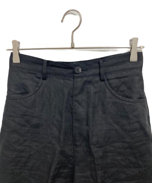 Plage（プラージュ）Plage (プラージュ) Linen Wide Pants ブラック サイズ:36の古着・服飾アイテム
