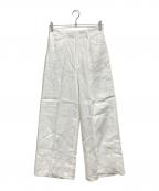 Plageプラージュ）の古着「Linen Wide Pants」｜ホワイト