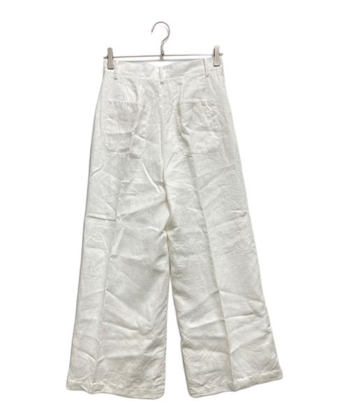 Plage（プラージュ）Plage (プラージュ) Linen Wide Pants ホワイト サイズ:38の古着・服飾アイテム
