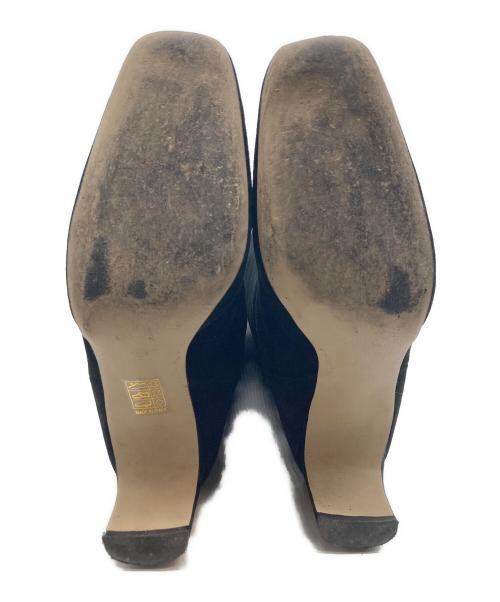 CORSO ROMA 9（コルソローマノーヴェ）CORSO ROMA 9 (コルソローマノーヴェ) スウェードロングブーツ ブラック サイズ:39の古着・服飾アイテム