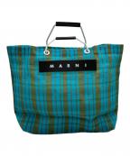MARNIマルニ）の古着「FLOWER CAFE BAG」｜グリーン
