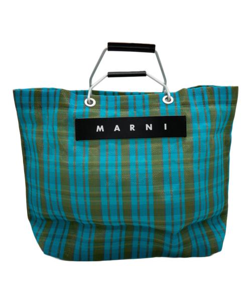 MARNI（マルニ）MARNI (マルニ) FLOWER CAFE BAG グリーンの古着・服飾アイテム