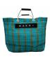 MARNI（マルニ）の古着「FLOWER CAFE BAG」｜グリーン