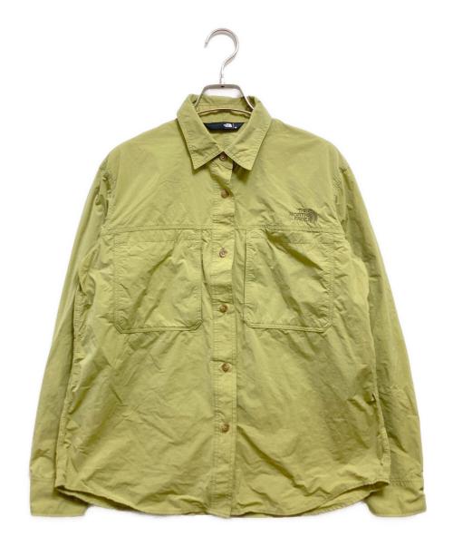 THE NORTH FACE（ザ ノース フェイス）THE NORTH FACE (ザ ノース フェイス) L/S クラッドシャツ カーキ サイズ:Mの古着・服飾アイテム
