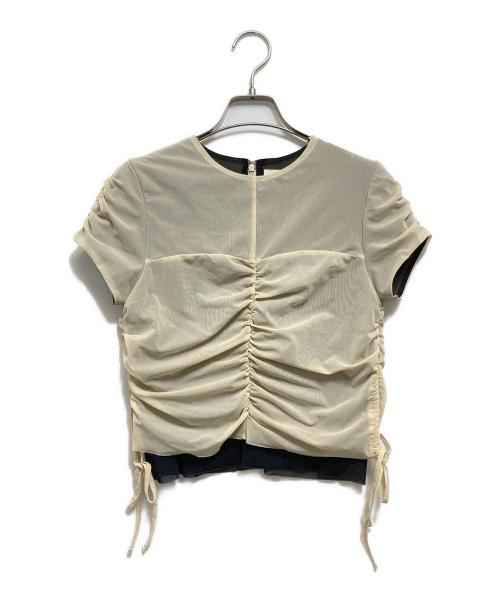 PUBLIC TOKYO（パブリックトウキョウ）PUBLIC TOKYO (パブリックトウキョウ) ブラウス ベージュ サイズ:FREEの古着・服飾アイテム