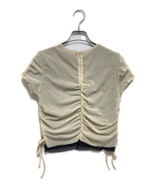PUBLIC TOKYO（パブリックトウキョウ）PUBLIC TOKYO (パブリックトウキョウ) ブラウス ベージュ サイズ:FREEの古着・服飾アイテム