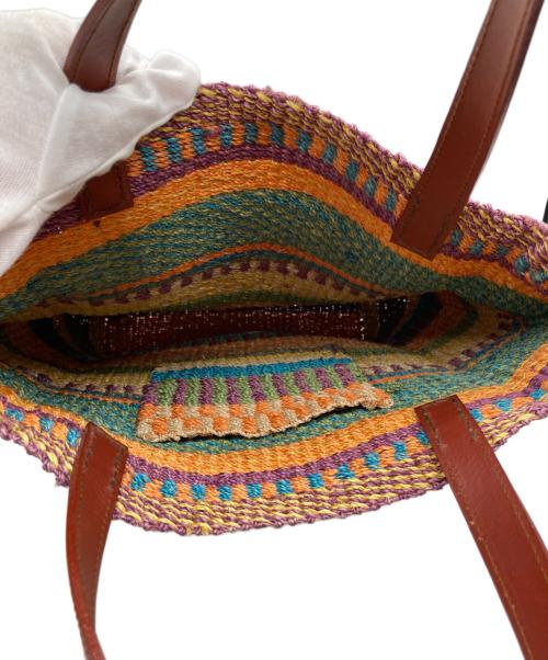 beautiful people（ビューティフルピープル）beautiful people (ビューティフルピープル) カゴバッグ マルチカラーの古着・服飾アイテム