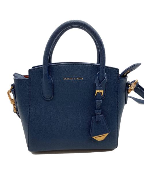 CHARLES & KEITH（チャールズアンドキース）CHARLES & KEITH (チャールズ＆キース) 2WAYバッグ ネイビーの古着・服飾アイテム