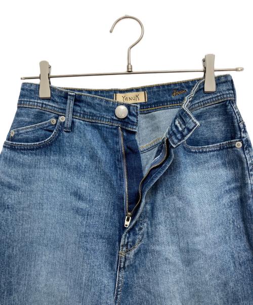 YANUK（ヤヌーク）YANUK (ヤヌーク) ルーズストレートジーンズ インディゴ サイズ:25の古着・服飾アイテム