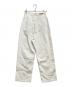 YANUK (ヤヌーク) ルーズストレートデニムパンツ ホワイト サイズ:25：13000円