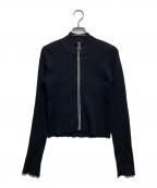 DIESELディーゼル）の古着「フロントジップライトジャケット」｜ブラック