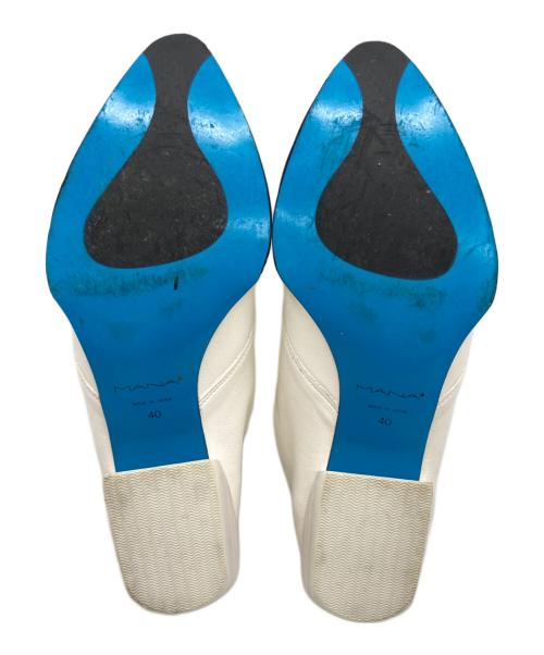 MANA（マナ）MANA (マナ) パンプス ホワイト サイズ:40の古着・服飾アイテム