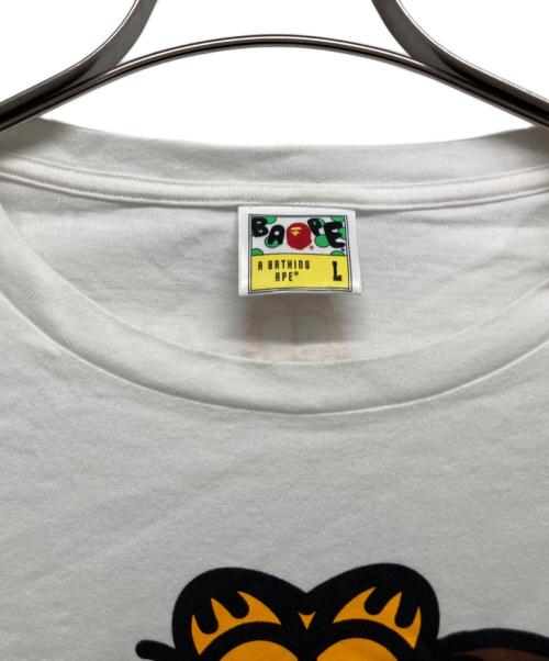 A BATHING APE（ア ベイシング エイプ）A BATHING APE (ア ベイシング エイプ) Tシャツ ホワイト サイズ:Lの古着・服飾アイテム