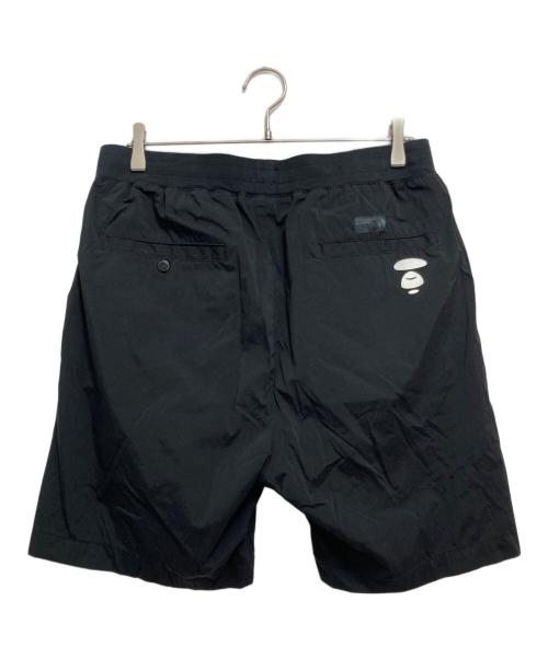 Aape BY A BATHING APE（エーエイプ バイ アベイシングエイプ）AAPE BY A BATHING APE (エーエイプ バイ アベイシングエイプ) ハーフパンツ ブラック サイズ:Lの古着・服飾アイテム