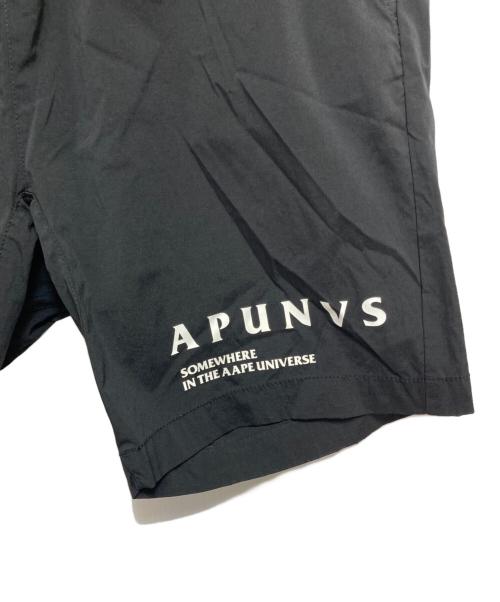 Aape BY A BATHING APE（エーエイプ バイ アベイシングエイプ）AAPE BY A BATHING APE (エーエイプ バイ アベイシングエイプ) ハーフパンツ ブラック サイズ:Lの古着・服飾アイテム