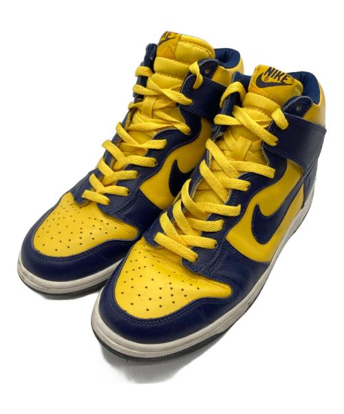 NIKE（ナイキ）NIKE (ナイキ) DUNKHIGH LEMICHIGAN イエロー サイズ:27の古着・服飾アイテム