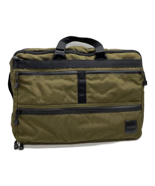 MACKINTOSH PHILOSOPHY（マッキントッシュ フィロソフィー）MACKINTOSH PHILOSOPHY (マッキントッシュ フィロソフィー) 3WAYブリーフケース カーキの古着・服飾アイテム
