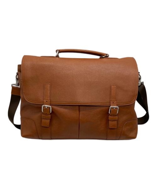 Leather Laboratory（レザーラボラトリー）Leather Laboratory (レザーラボラトリー) ビジネスショルダーバッグ ブラウンの古着・服飾アイテム