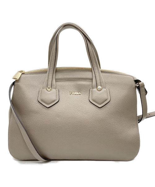 FURLA（フルラ）FURLA (フルラ) 2WAYショルダーバッグ グレーの古着・服飾アイテム