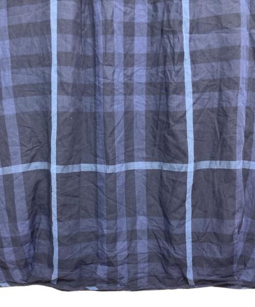 io comme io（イオコムイオ）io comme io (イオコムイオ) ノースリーブチェックワンピース ネイビー サイズ:Mの古着・服飾アイテム