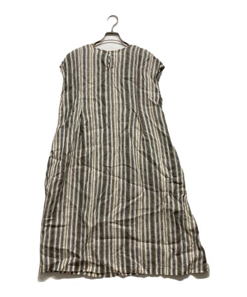 根々（ネネ）根々 (ネネ) リネンワンピース ベージュ サイズ:表記無しの古着・服飾アイテム