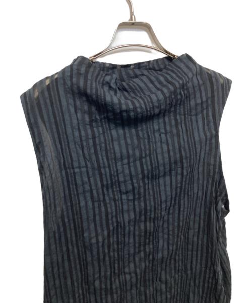 芽風（メフウ）芽風 (メフウ) シルク混ワンピース ブラック サイズ:38の古着・服飾アイテム