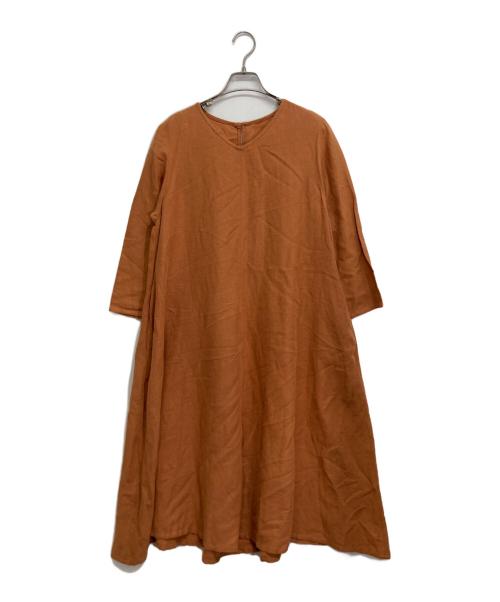 根々（ネネ）根々 (ネネ) ワンピース オレンジ サイズ:表記無しの古着・服飾アイテム