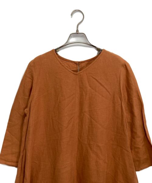 根々（ネネ）根々 (ネネ) ワンピース オレンジ サイズ:表記無しの古着・服飾アイテム