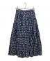 慈雨 (ジウ) 総柄スカート ネイビー サイズ:40：6000円