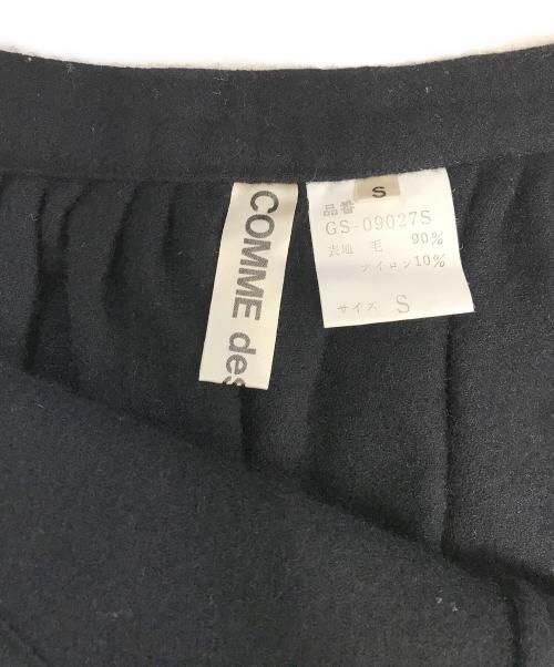COMME des GARCONS（コムデギャルソン）COMME des GARCONS (コムデギャルソン) ウール混ミニスカート ブラック サイズ:Sの古着・服飾アイテム