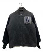 NEIGHBORHOODネイバーフッド）の古着「ワッペン付きスタジャン」｜グレー