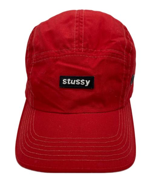 stussy（ステューシー）stussy (ステューシー) キャップ レッド サイズ:表記無しの古着・服飾アイテム