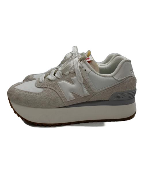 NEW BALANCE（ニューバランス）NEW BALANCE (ニューバランス) LIGHT GRAY  574 ライトグレー サイズ:UK6の古着・服飾アイテム