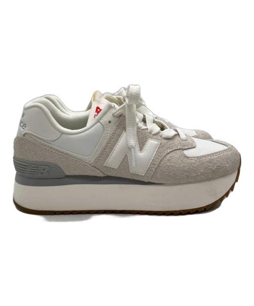 NEW BALANCE（ニューバランス）NEW BALANCE (ニューバランス) LIGHT GRAY  574 ライトグレー サイズ:UK6の古着・服飾アイテム